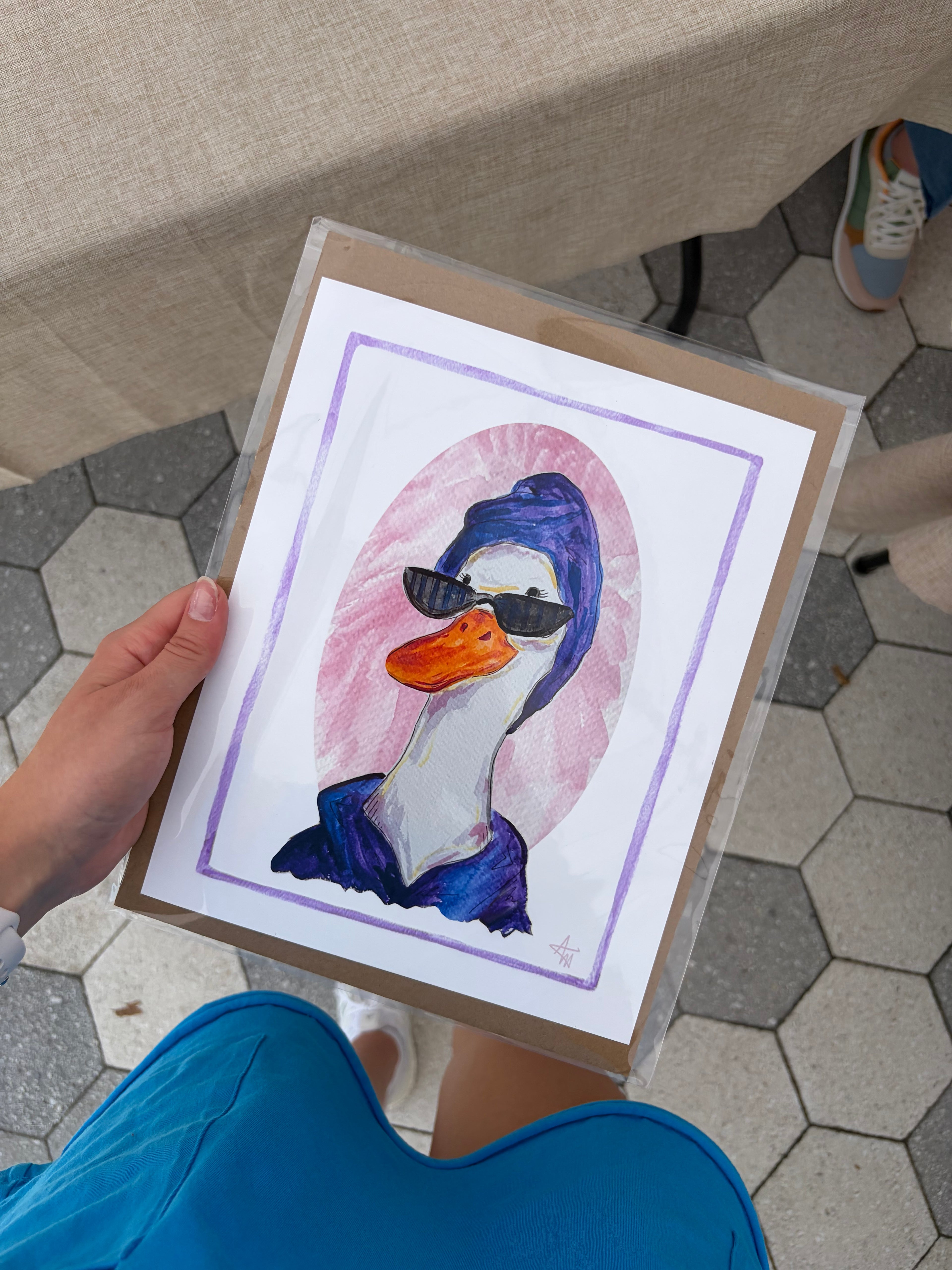 GOOSE WATERCOLOR PRINT