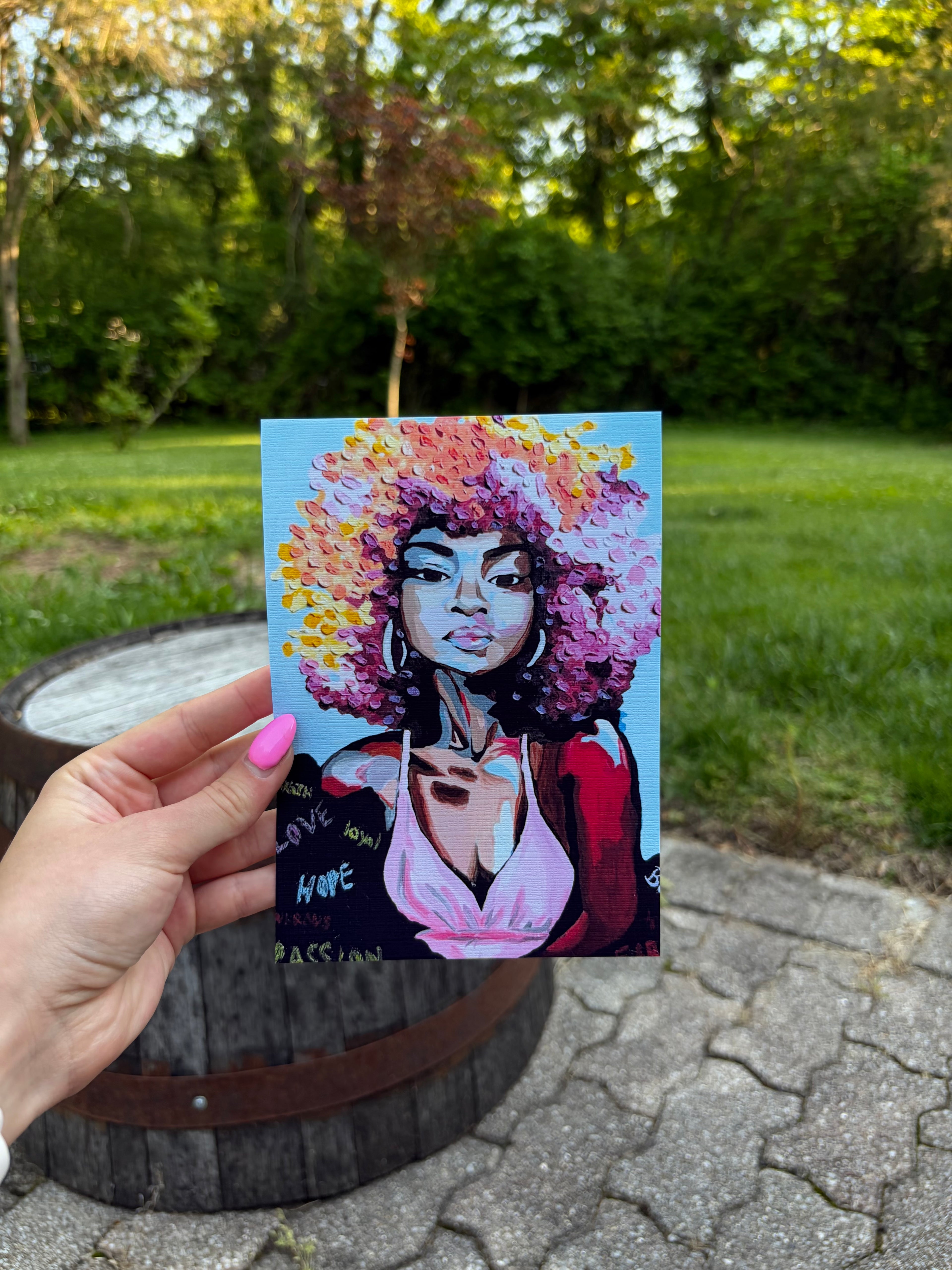 ABLAZE ART PRINT