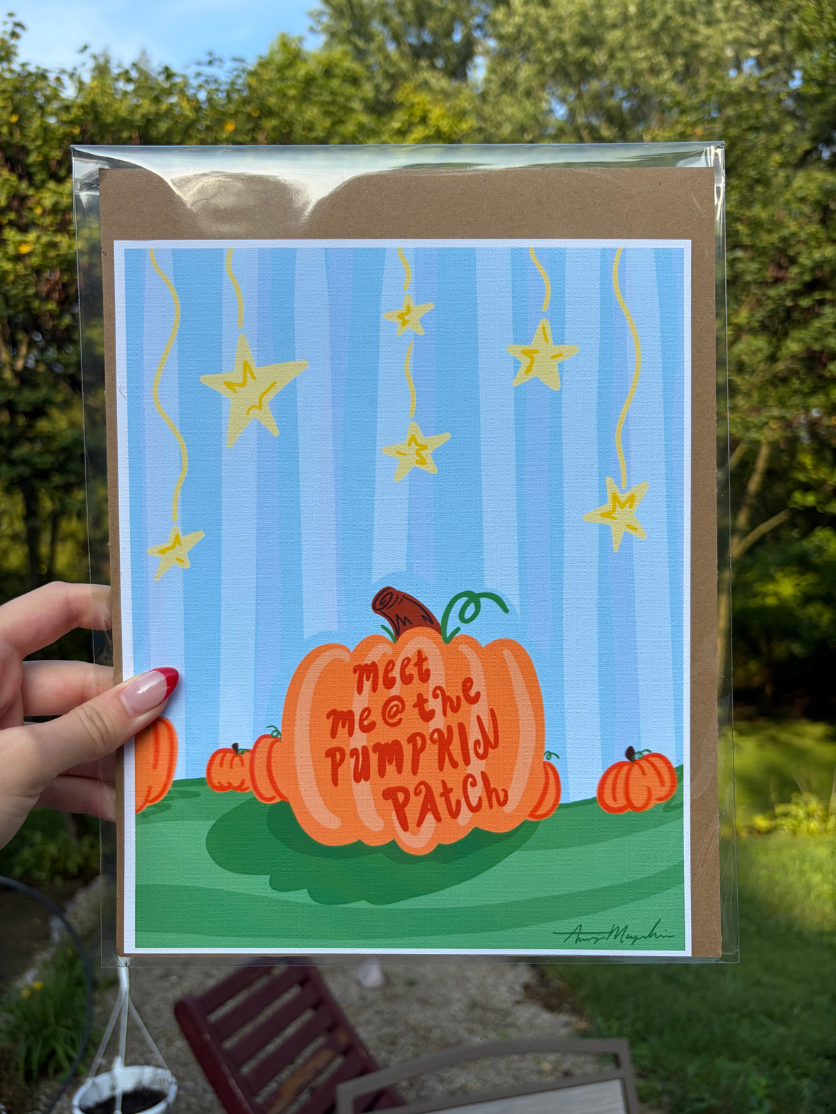 MEET ME @ THE PUMPKIN PATCH ART PRINT