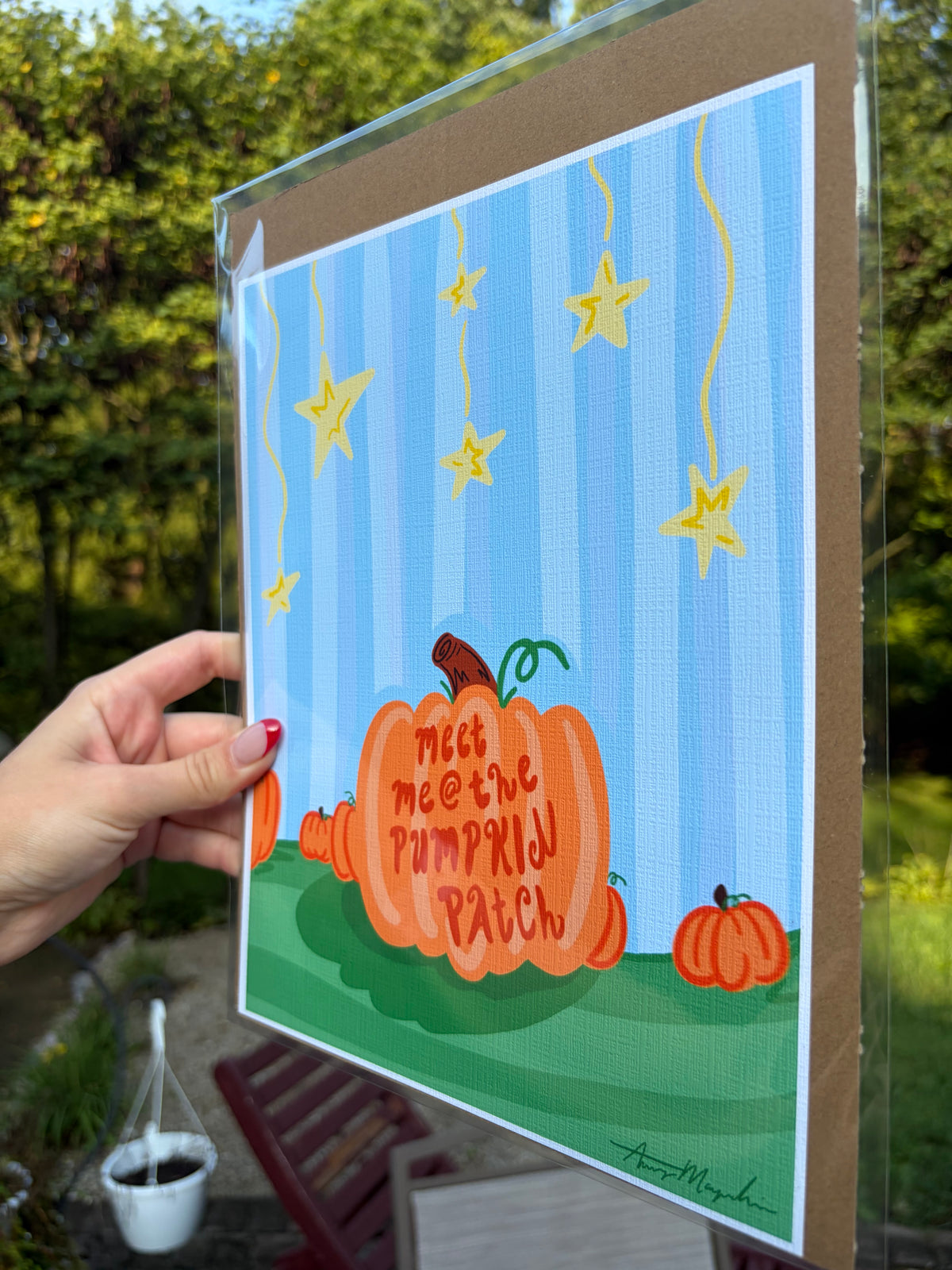 MEET ME @ THE PUMPKIN PATCH ART PRINT