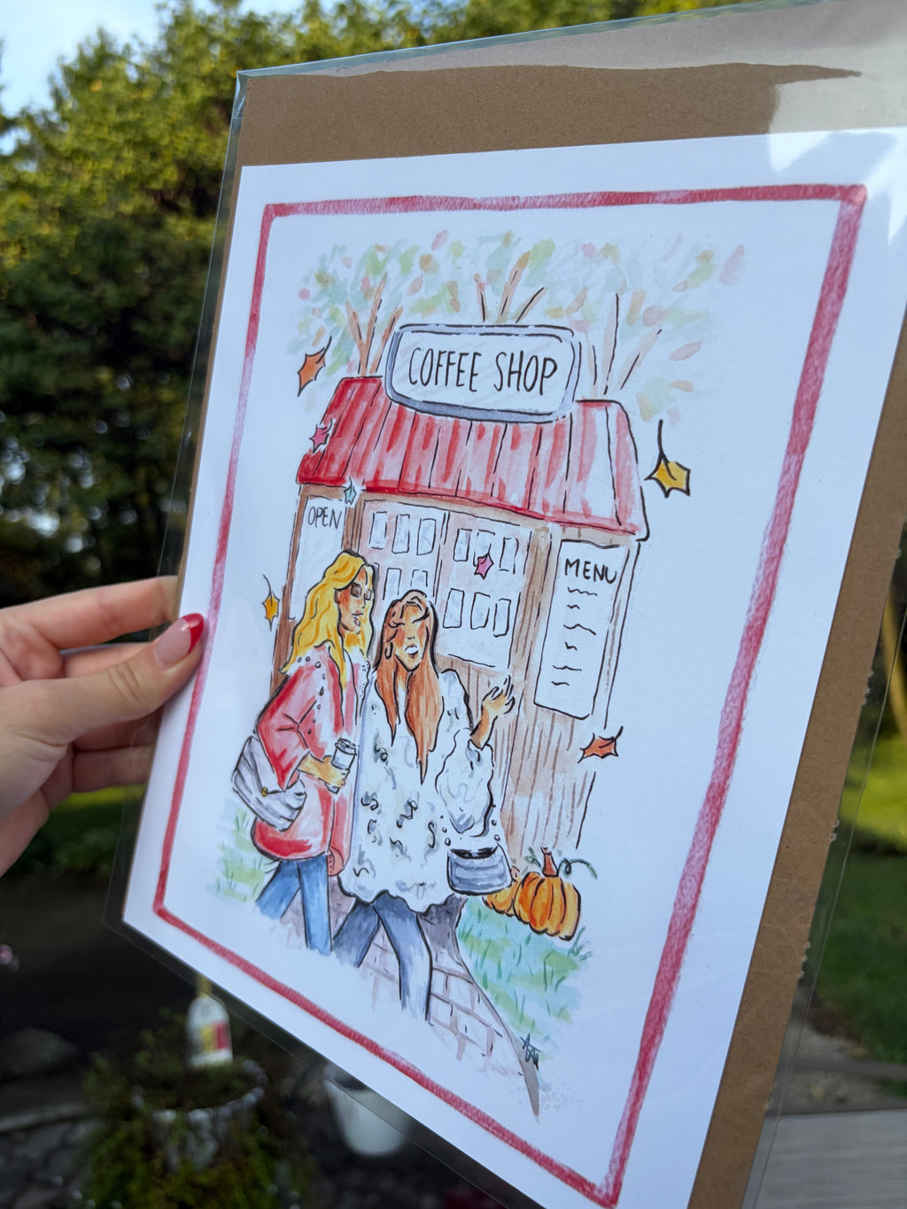 AUTUMN WATERCOLOR PRINT