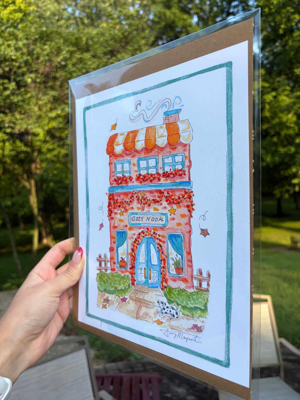 COZY NOOK WATERCOLOR PRINT