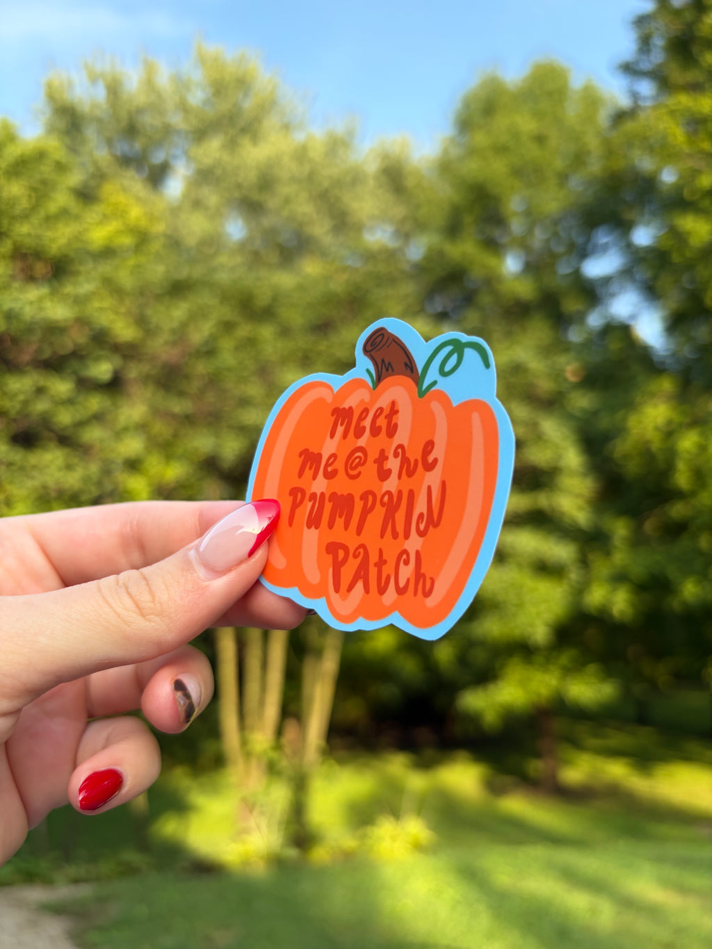 MEET ME @ THE PUMPKIN PATCH STICKER