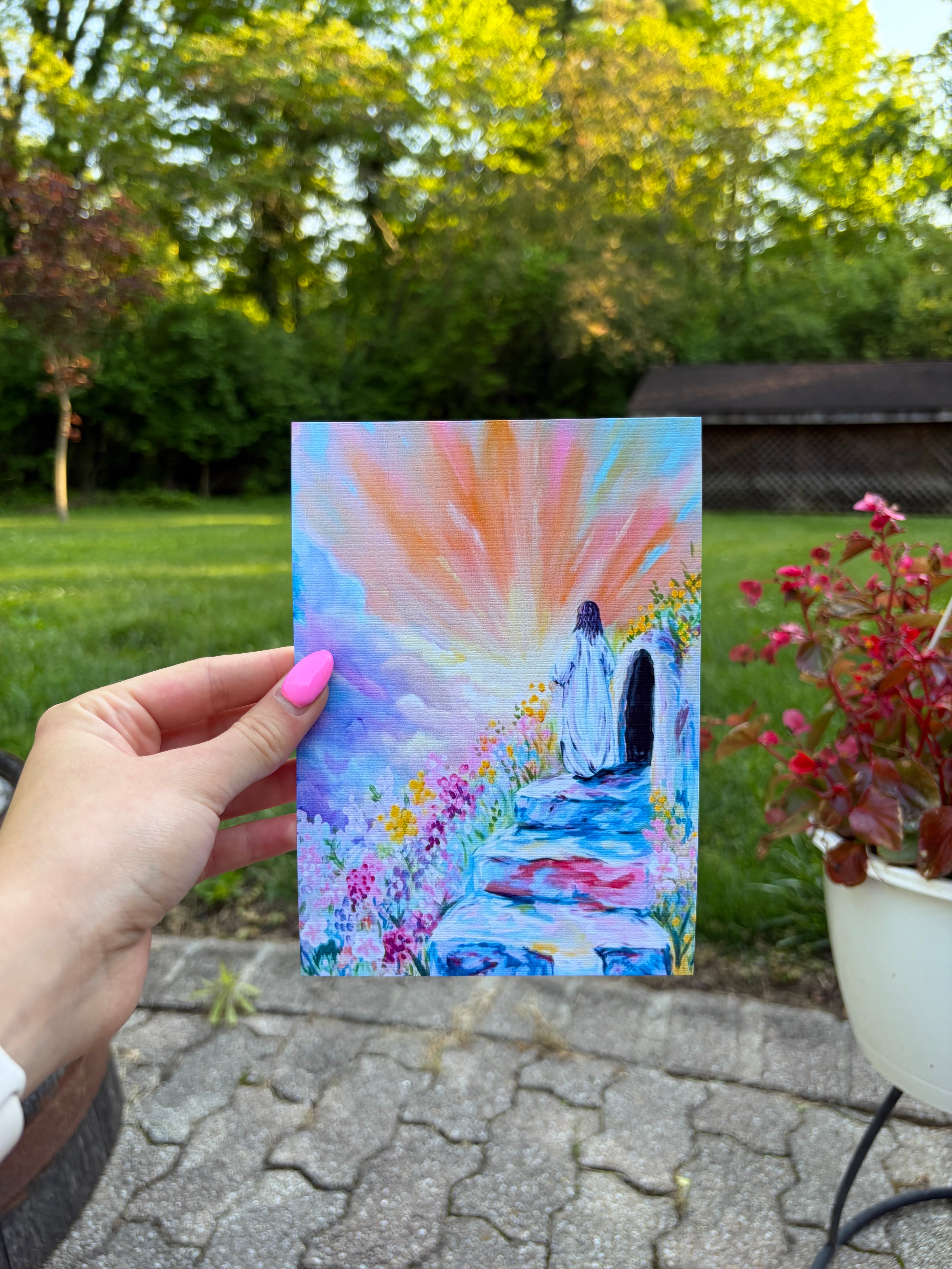 HE IS RISEN ART PRINT