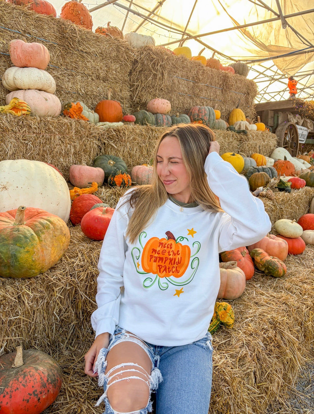 MEET ME @ THE PUMPKIN PATCH CREWNECK