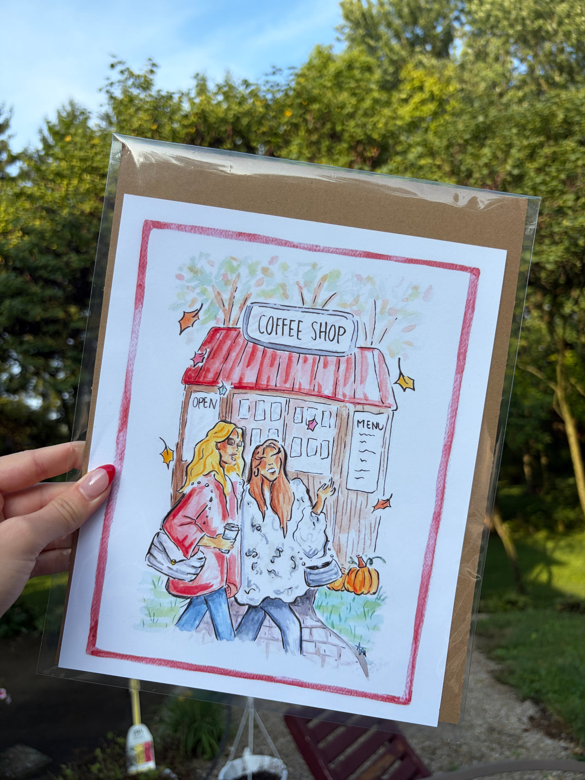 AUTUMN WATERCOLOR PRINT