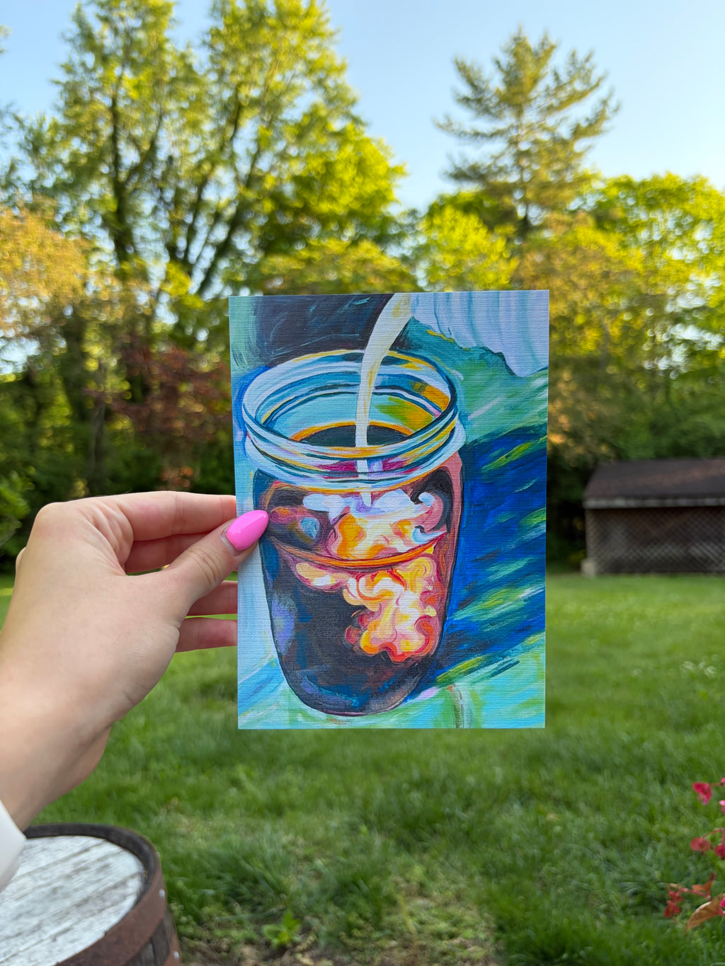 COFFEE POUR ART PRINT
