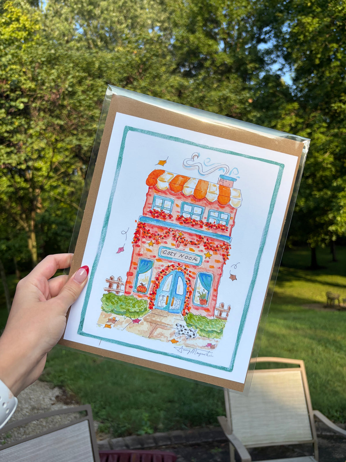 COZY NOOK WATERCOLOR PRINT