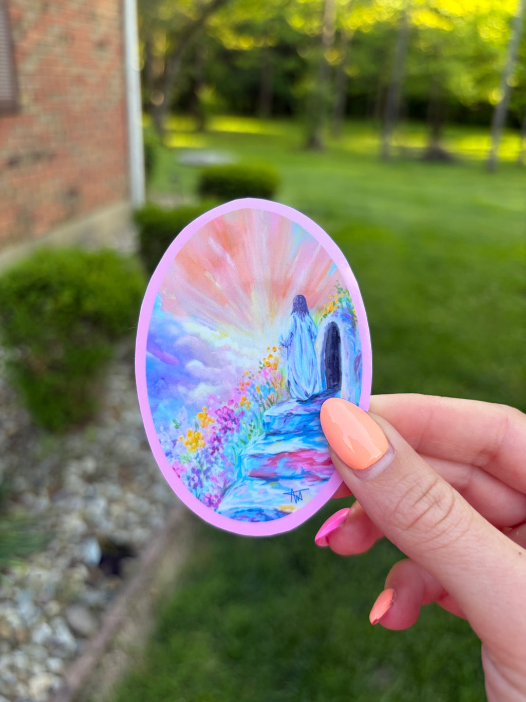 HE IS RISEN STICKER
