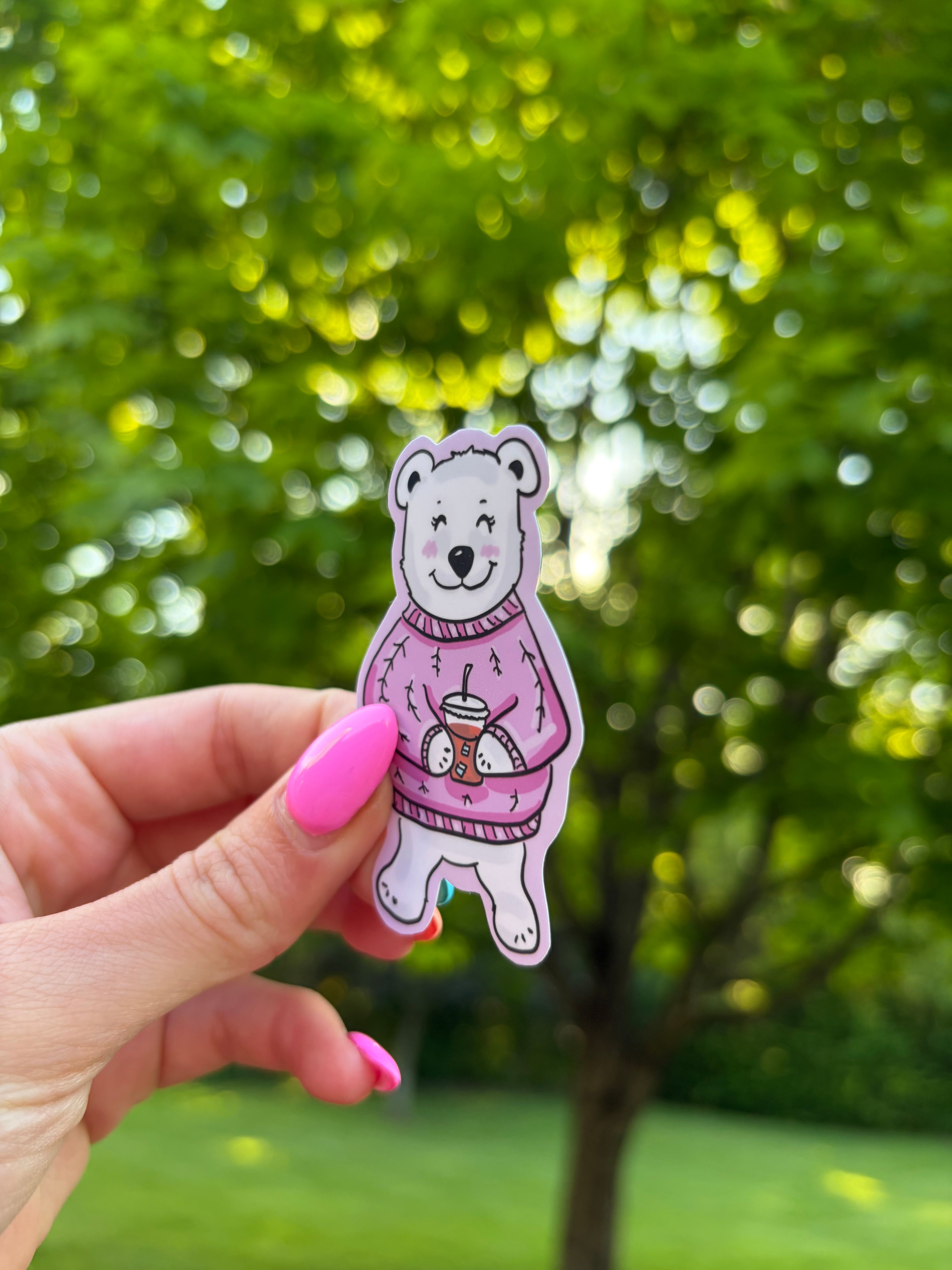 SWEATER POLAR BEAR STICKER