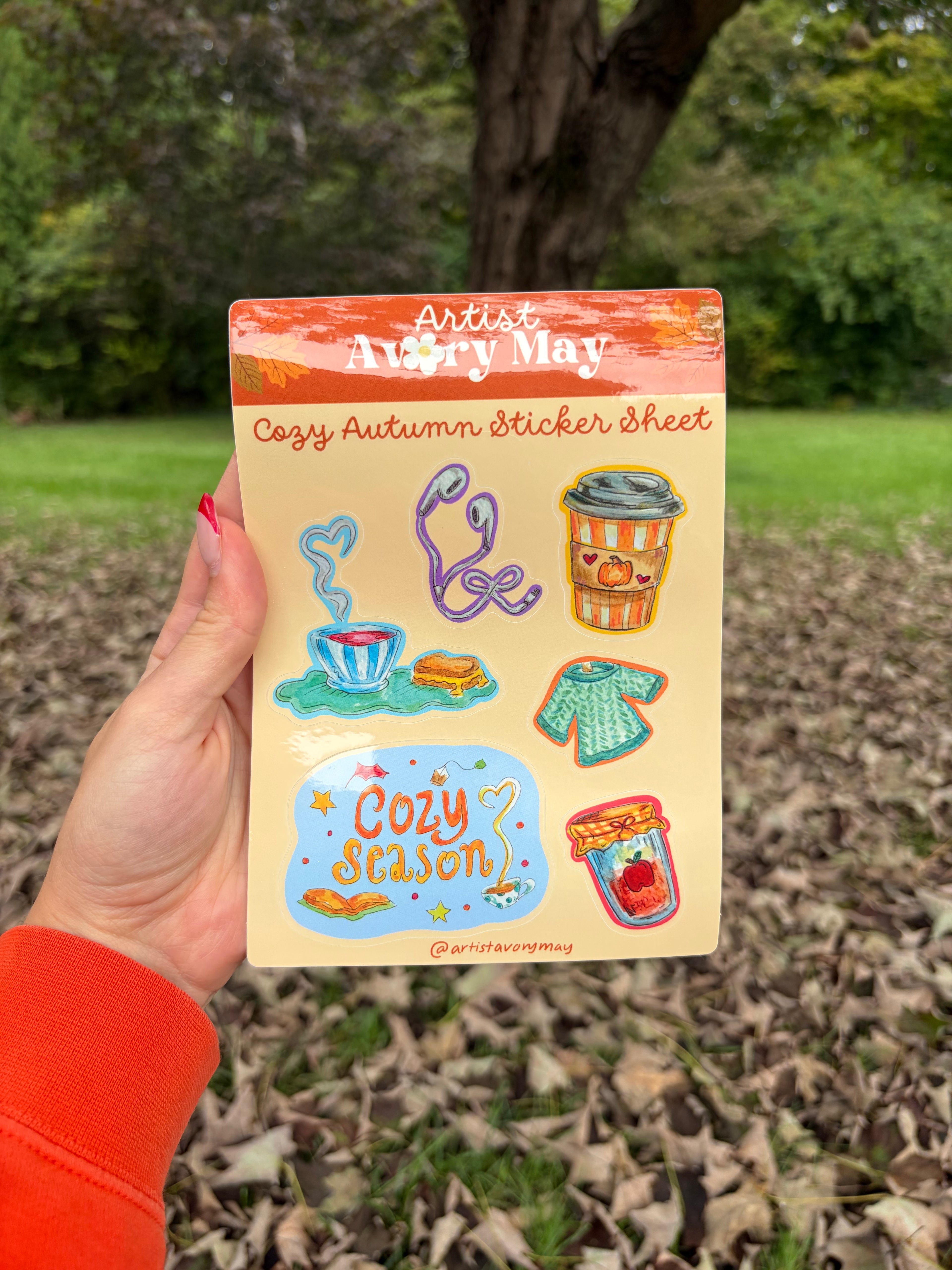 COZY AUTUMN STICKER SHEET