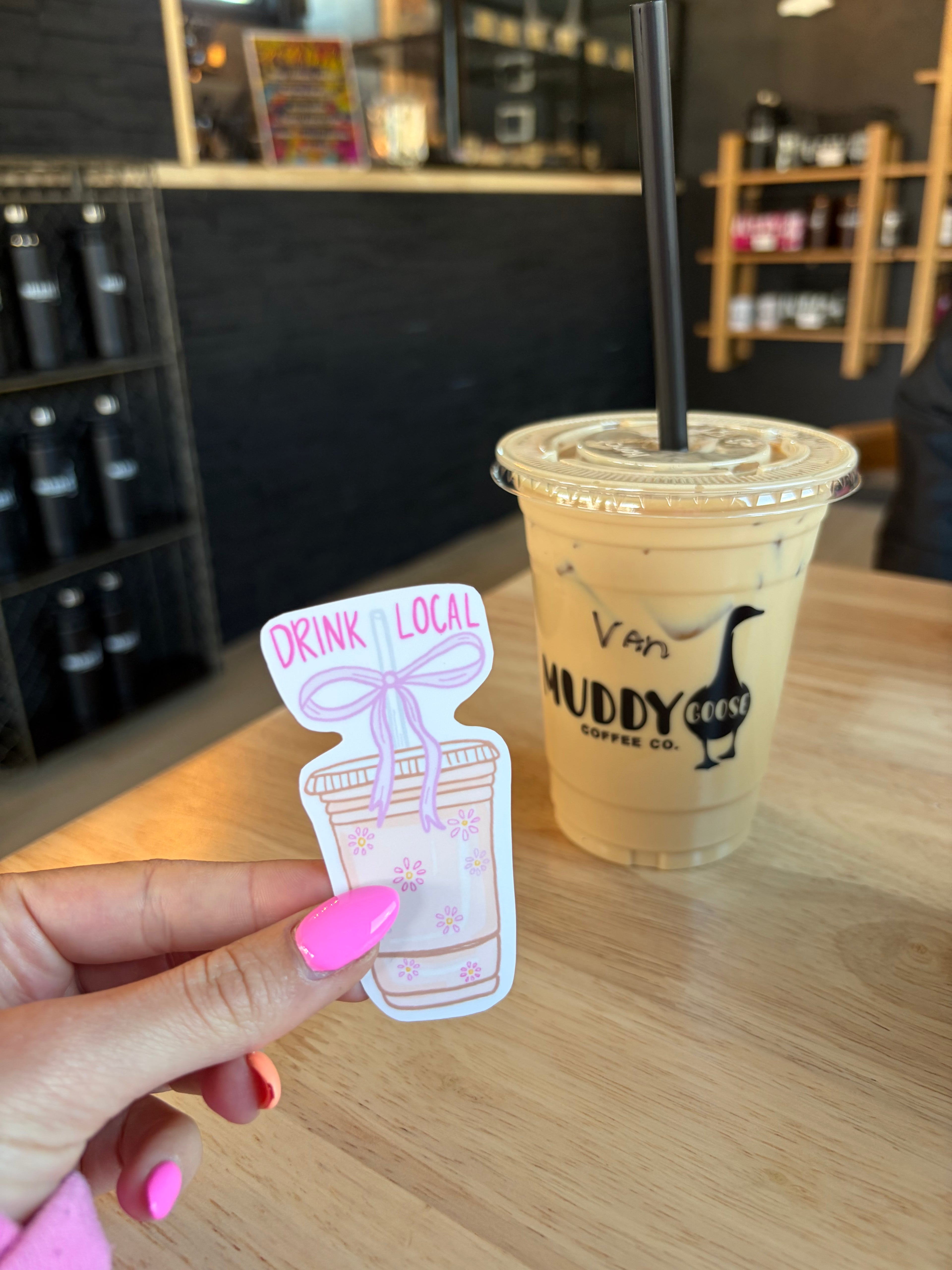 DRINK LOCAL STICKER