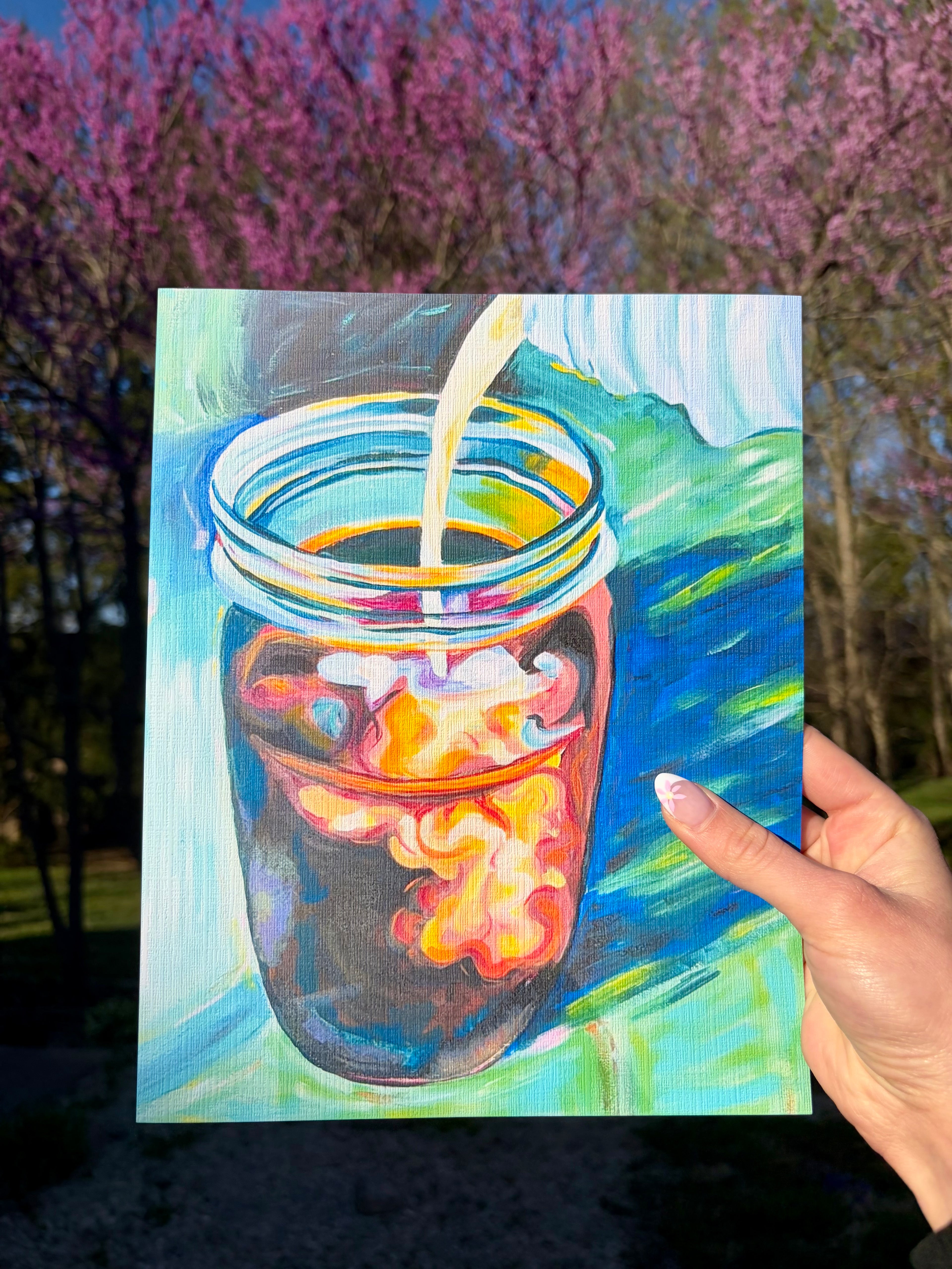 COFFEE POUR ART PRINT
