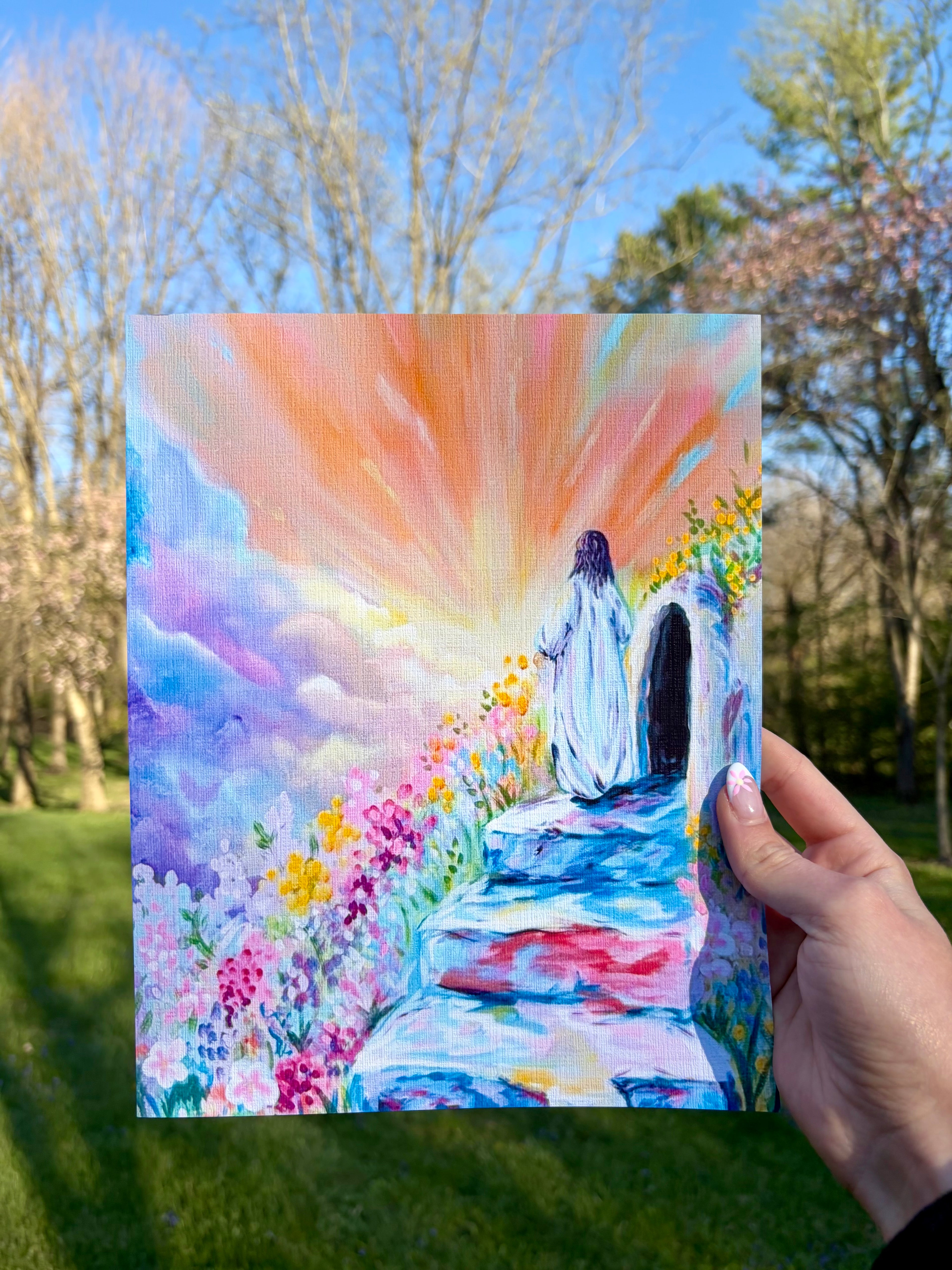 HE IS RISEN ART PRINT