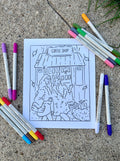 AUTUMN COLOR-YOUR-OWN PRINT