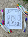SPRING COLOR-YOUR-OWN PRINT